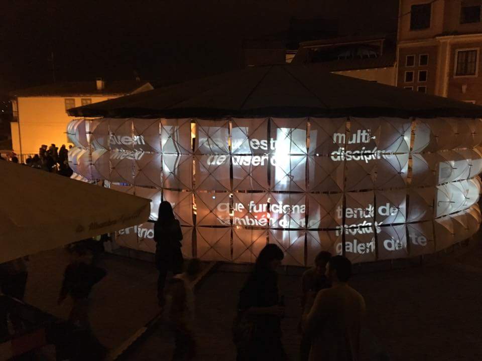 5x5 paraguas - Noche Blanca Oviedo 2016