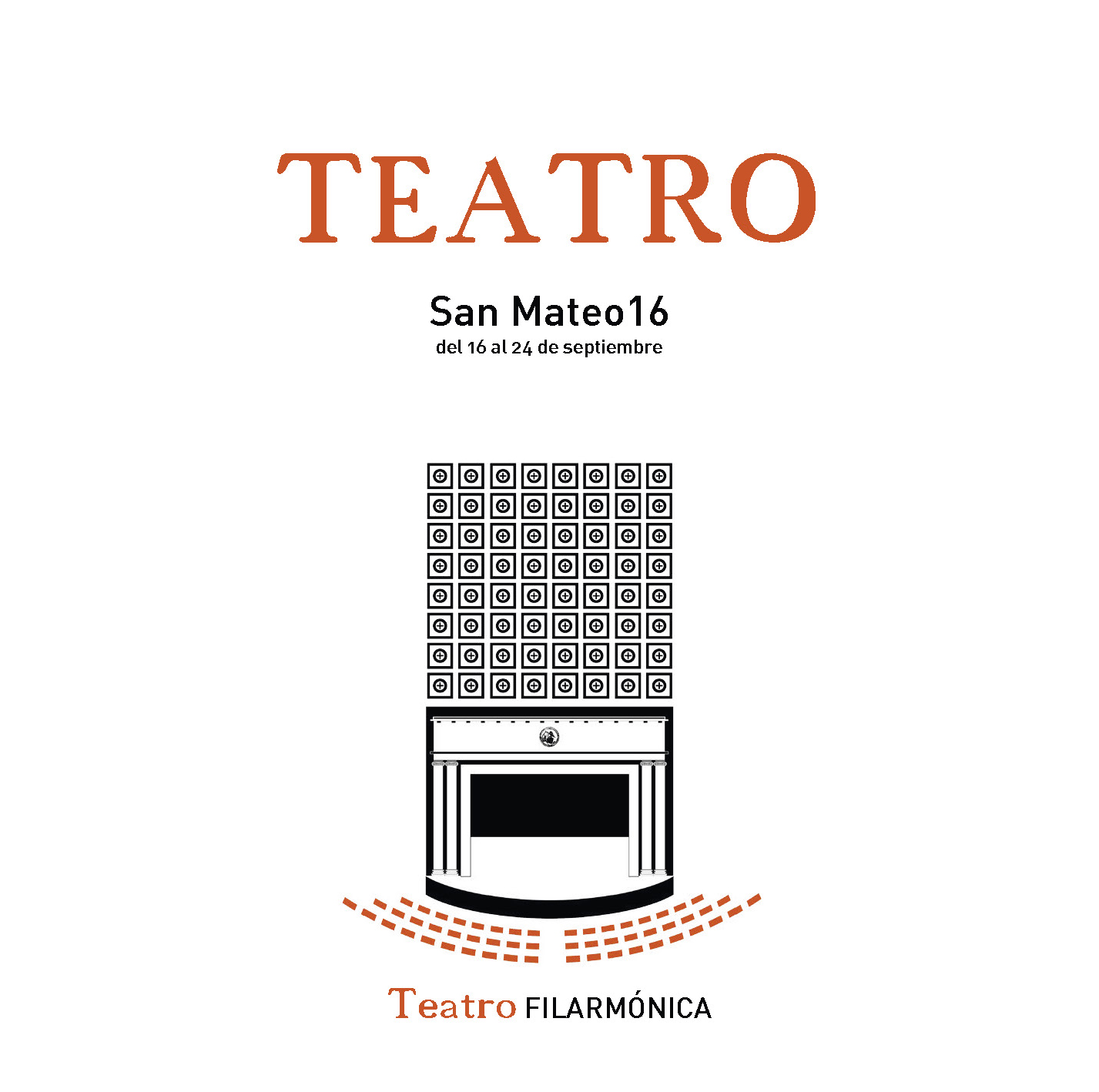 Diseño Programación Teatro San Mateo - Oviedo 2016